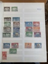 STAMPS : BRITISH COMMONWEALTH in two large green stockbooks, mainly used