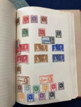 STAMPS : Two small World albums mint and used included, better stamps spotted