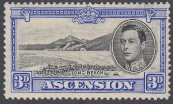 STAMPS 1938 3d Black and Ultramarine, mounted mint SG 42