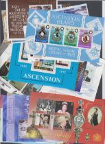 STAMPS l Unmounted mint minisheets, from Ascension, Falklands, St Helena etc