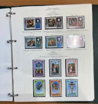 STAMPS : Abu Dhabi to AAT mint and used 100's of stamps with sets and minisheets