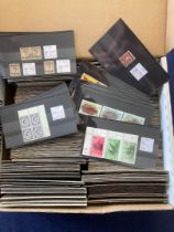 STAMPS : BRITISH COMMONWEALTH, box with U/M & used sets and singles