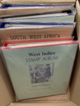 STAMPS : BRITISH COMMONWEALTH, collection in four albums