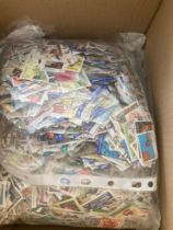 STAMPS Box of off paper modern issues, great sorting lot (1000's)