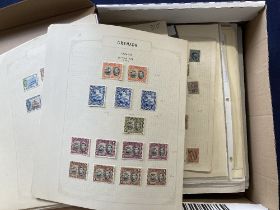 STAMPS : BRITISH COMMONWEALTH, QV to GVI useful assortment on loose album pages