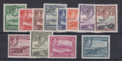 STAMPS 1938 lightly mounted mint set of 12 to £1 SG 98-109