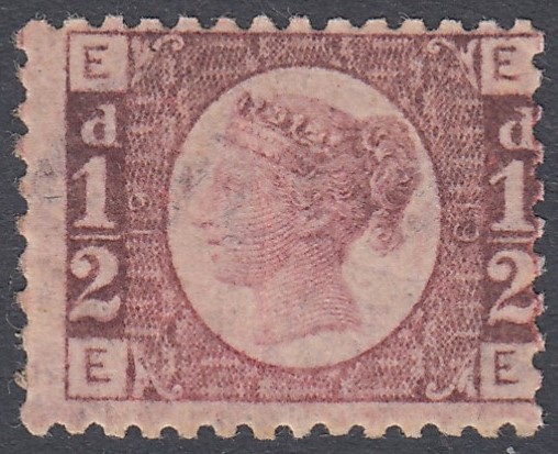 STAMPS 1870 1/2d Red plate 19 unmounted mint SG 48