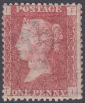 STAMPS 1864 1d Red plate 155 unmounted mint SG 43