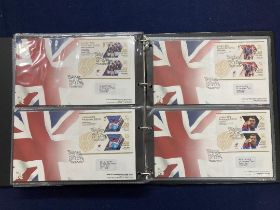 STAMPS Album of 2012 Olympics and Paralympic First Day Covers