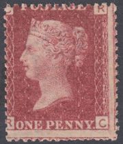 STAMPS 1864 1d Red plate 131 unmounted mint SG 43