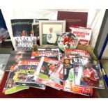 A large collection of Manchester United ephemera, programmes etc