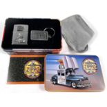 A Zippo 1998 Chrysler Commemorative lighter, limited edition, in original tin