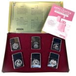 The 1932-192 Zippo lighter collectors edition anniversary series, i tin, 6 boxed as 1 with