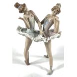 A Lladro pair of limited edition ballerinas, 5497, height 18cm