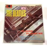 The Beatles:  Please Please Me, mono, PMC 1202, yellow and black label, 4th issue (vinyl - surface