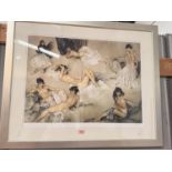 After Sir William Russell Flint, (1880-1969), "Variations II" Studies of semi clad young women,