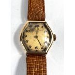 A Vacheron Constantin lady's 18k yellow gold wristwatch, case No. 246 338, movement No. 395 464,