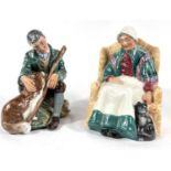 Two Royal Doulton figures:  40 Winks HN 1974; The Master N 2325