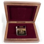 A Zippo limited edition lighter commemorating 50 years from D-Day landing, in wooden case, 237/1000;