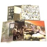 Led Zeppelin:  Physical Graffiti, early pressing; 5 other LP's