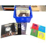 A large selection of LP records, mainly 1970's/80's