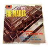 The Beatles:  Please Please Me, mono, PMC 1202, gold and black label 2nd issue (vinyl - surface