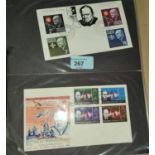 A collection of commemorative memorial Winston Churchill 1st Day covers
