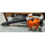 A Stihl BGBBC petrol garden leaf blower