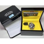 An originally boxed Swiss Military Watch, Swiss made automatic Chronograph gents wrist watch with