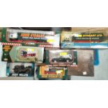 Five Eddie Stobart Corgi diecast vehicles including limited edition 21601, Scania Curtainside