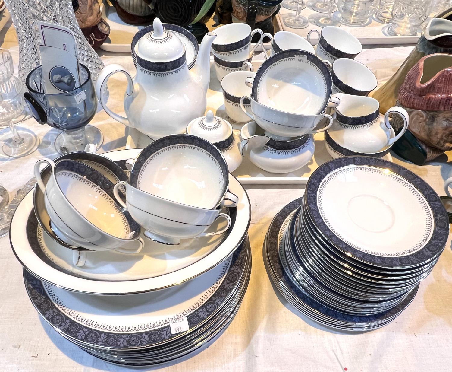 A Royal Doulton Sherbrook part dinner/tea service, 60 pieces approx