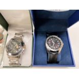 A stainless steel 'Nautical Time' watch, boxed