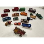 A selection of vintage Lesney diecast vehicles loose