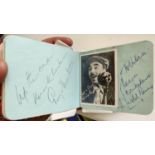 A selection of mdi 20th century autographs including Margot Fonteyn etc