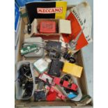 A selection of vintage  Meccano items booklets etc