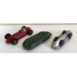 Three vintage Dinky racing cars Maserati 231, 23E and another