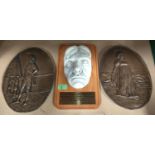 A Nelson Society limited edition reproduction of 'The Queen Mary' Life mask for Lord Nelson 3 of 100