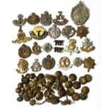 A collection of WWI period badges.