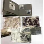 A selection of photos: Boer War, 1912 Royal Visit, photo album, 1953 Coronation postcards etc