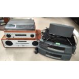 Three items of Bose sound equipment, a Ruark CD and record player system etc
