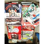 A large selection of Manchester united ephemera, programs, etc