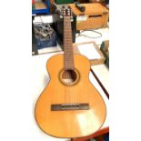 A nylon strung acoustic guitar by Kay