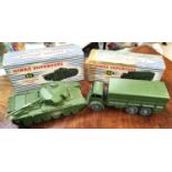 Dinky:- 651 Centurion tank and 622 10-ton Army Truck (both boxed)