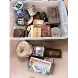 A collection of approx. 55 vintage advertising and other tins