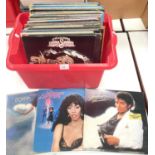 DONNA SUMMER: a selection of LP's and a quantity of other 70's/80's pop and soul records.