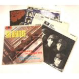 THE BEATLES: 5 LP's (mixed condition)