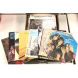 A mixed selection of LP's, including The Rolling Stones