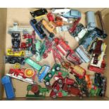 A quantity of die cast toy cars.