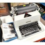 An Imperial 80 office typewriter with accessories