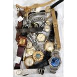 A collection of vintage watches, ladies and gents mix of quartz and others